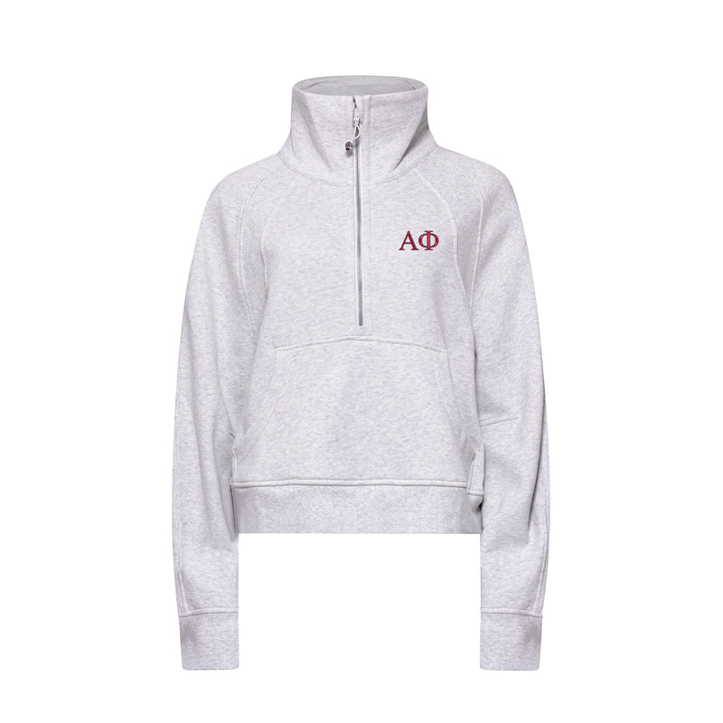 Alpha Phi lululemon Scuba Oversized Funnel-Neck Half Zip