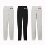 Alpha Sigma Alpha High Waist Leggings