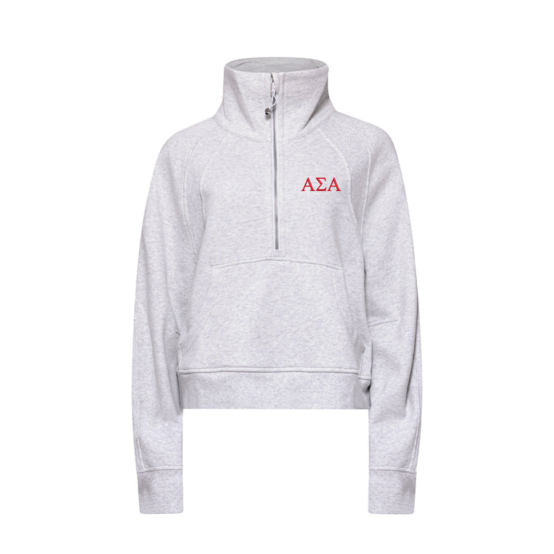 Alpha Sigma Alpha lululemon Scuba Oversized Funnel-Neck Half Zip