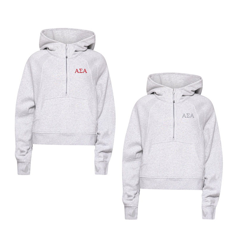 Alpha Sigma Alpha lululemon Scuba Oversized Half-Zip Hoodie