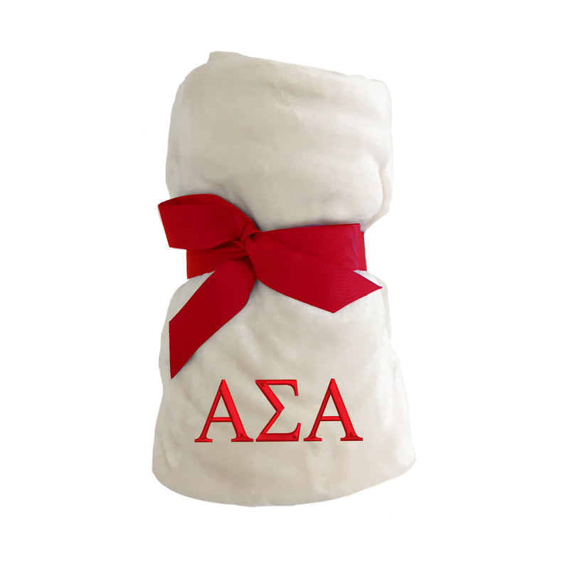 Alpha Sigma Alpha Tahoe Fleece Blanket