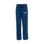 Alpha Sigma Kappa Embroidered Flannel Pants