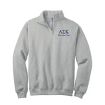 Alpha Sigma Kappa Quarter Zip Sweatshirt