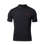 Alpha Sigma Phi lululemon Evolution Short-Sleeve Polo - Black