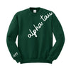 Alpha Sigma Tau 1899 Avenue Crewneck