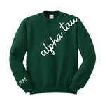 Alpha Sigma Tau 1899 Avenue Crewneck