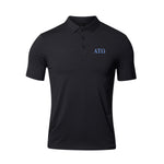 Alpha Tau Omega lululemon Evolution Short-Sleeve Polo - Black