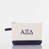 Alpha Xi Delta Canvas Cosmetic Bag