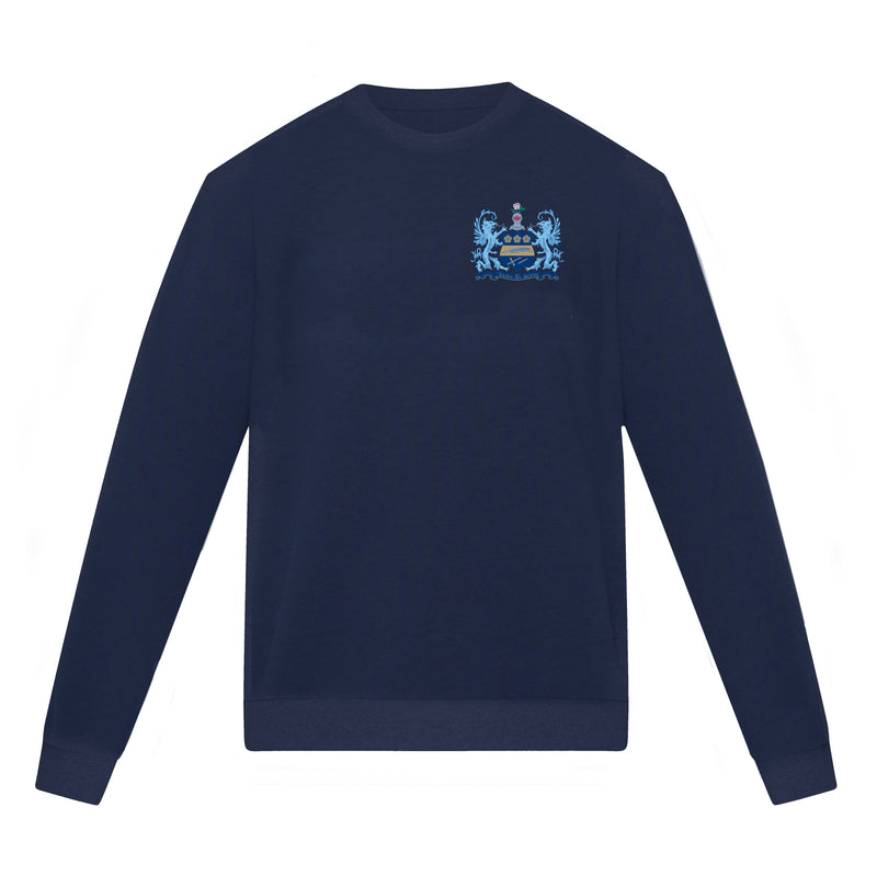 Alpha Xi Delta lululemon Steady State Crew with Embroidered Crest - Navy