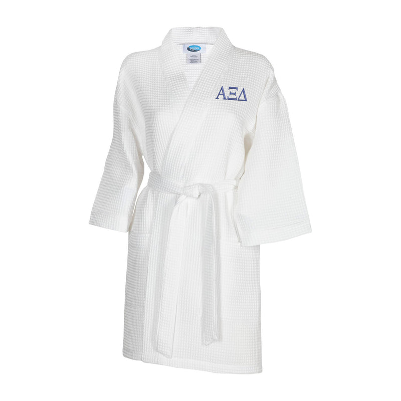 Alpha Xi Delta Waffle Weave Robe