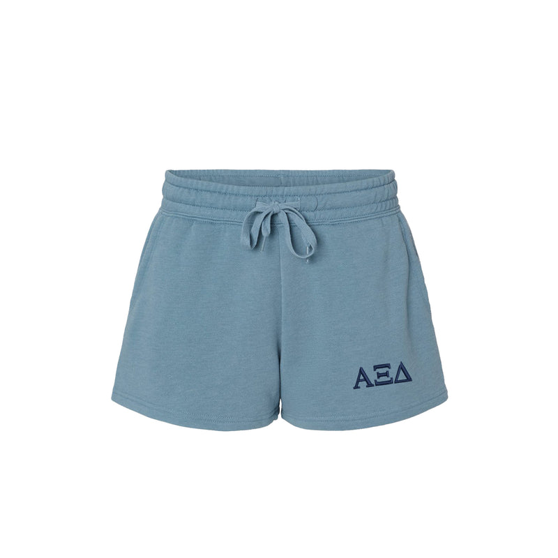 Alpha Xi Delta Beach Washed Fleece Shorts