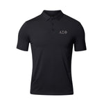 Alpha Sigma Phi lululemon Evolution Short-Sleeve Polo - Black