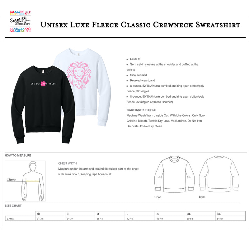 Phi Mu Vintage Sir Fidel Luxe Crewneck Sweatshirt