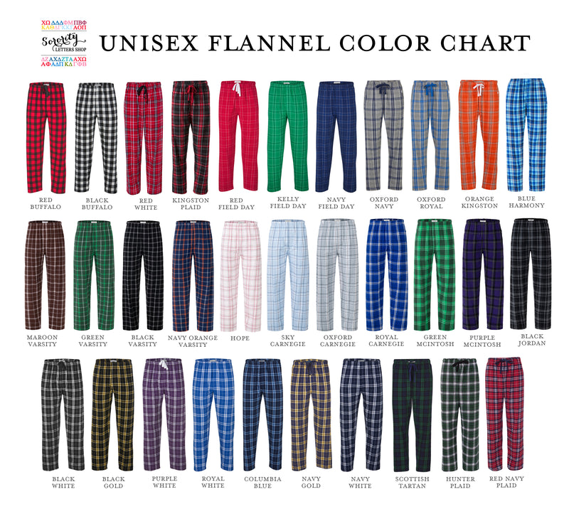 Kappa Alpha Theta Flannel Pants