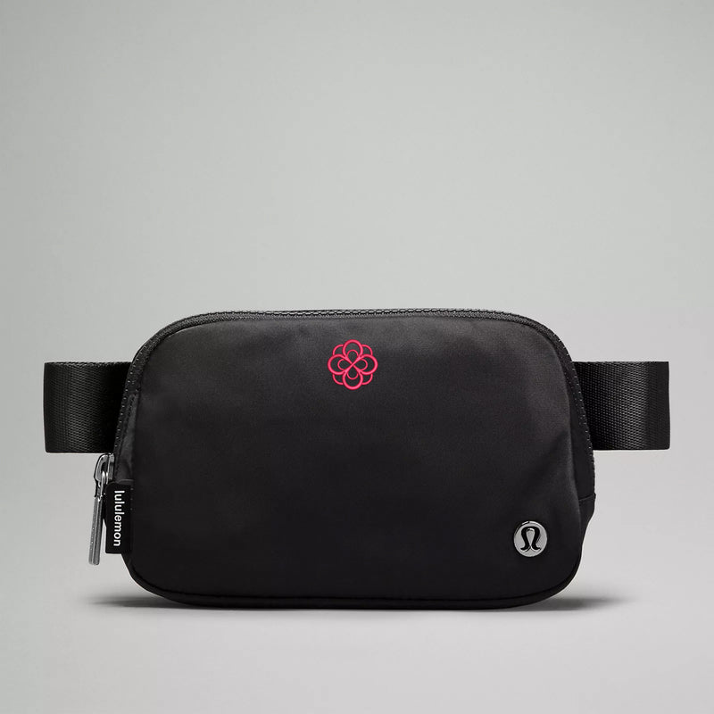 Alpha Omicron Pi lululemon Everywhere Belt Bag - Infinity Rose - Black