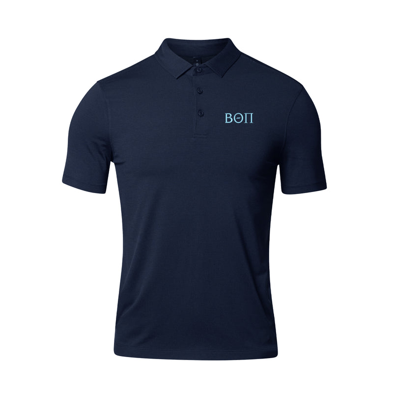 Beta Theta Pi lululemon Evolution Short-Sleeve Polo - Navy