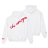 Chi Omega 1895 Avenue Pullover Hoodie
