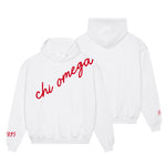 Chi Omega 1895 Avenue Pullover Hoodie