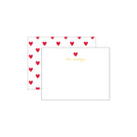 Chi Omega Notecards with Heart Envelopes