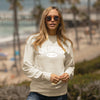 Chi Omega Varsity Crewneck Midweight Pigment-Dyed Sweatshirt