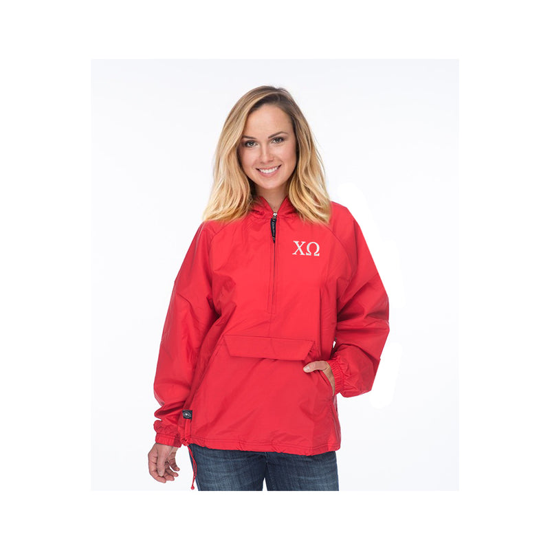 Chi Omega Lined Windbreaker