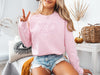 Chi Omega Monochromatic Embroidered Crewneck
