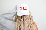 Chi Omega Trucker Hat