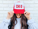 Chi Omega Trucker Hat - CHI O Two Tone