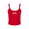 Chi Omega Spaghetti Strap tank - CHI O Bow