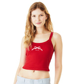 Chi Omega Spaghetti Strap tank - CHI O Bow