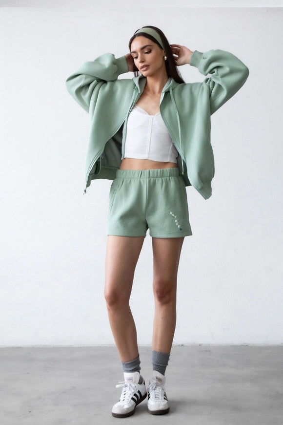 Kappa Delta Cloud High Waisted Fleece Short - KAY DEE
