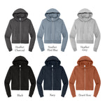 Delta Sigma Pi Cropped Zip Up Hoodie