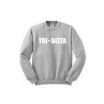 Delta Delta Delta Crewneck Sweatshirt - Tri Delta Stars Logo