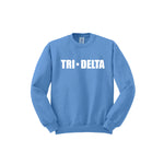 Delta Delta Delta Crewneck Sweatshirt - Tri Delta Stars Logo