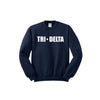 Delta Delta Delta Crewneck Sweatshirt - Tri Delta Stars Logo