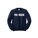 Delta Delta Delta Crewneck Sweatshirt - Tri Delta Stars Logo