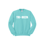 Delta Delta Delta Crewneck Sweatshirt - Tri Delta Stars Logo