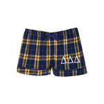 Delta Delta Delta Flannel Boxer Shorts
