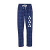 Delta Delta Delta Flannel Pants - Tri Delta Sorority Printed Pj Pants