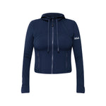 Delta Delta Delta lululemon Define Cropped Hooded Jacket Nulu - NAVY
