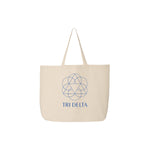 Delta Delta Delta Jumbo Tote - Logo Bag