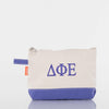 Delta Phi Epsilon Canvas Cosmetic Bag