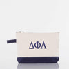 Delta Phi Lambda Canvas Cosmetic Bag