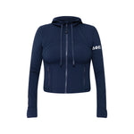 Delta Phi Epsilon lululemon Define Cropped Hooded Jacket Nulu - NAVY