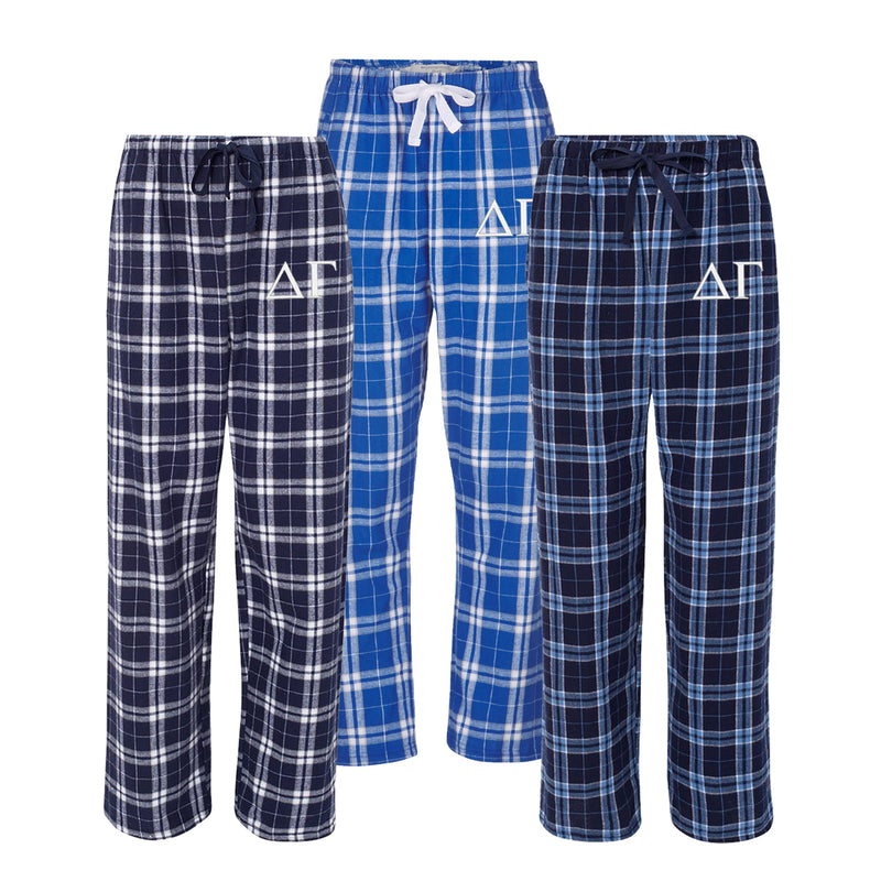Delta Gamma Embroidered Flannel Pants