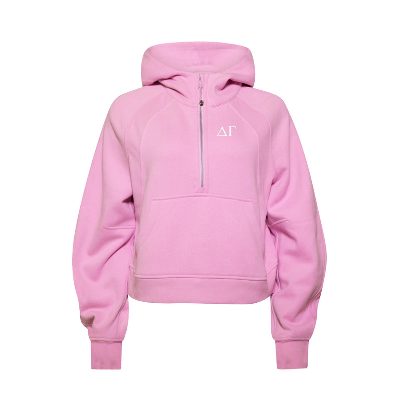 LIMITED EDITION lululemon Scuba Oversized Half-Zip Hoodie - Pink Frosting
