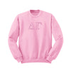 Delta Gamma Outline Monochromatic Crewneck