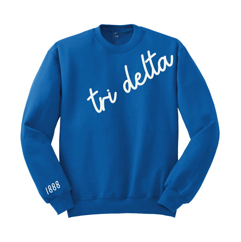 Delta Delta Delta 1888 Avenue Crewneck