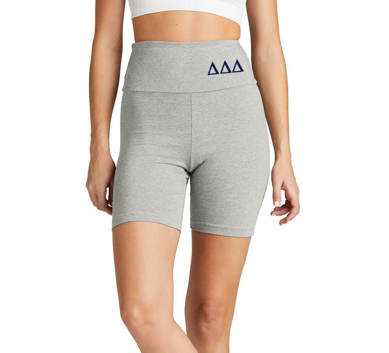 Delta Delta Delta High Waist Bike Shorts