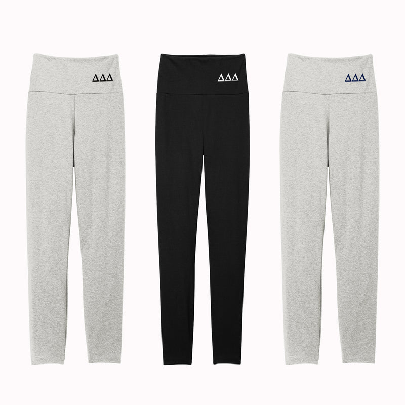 Delta Delta Delta High Waist Leggings